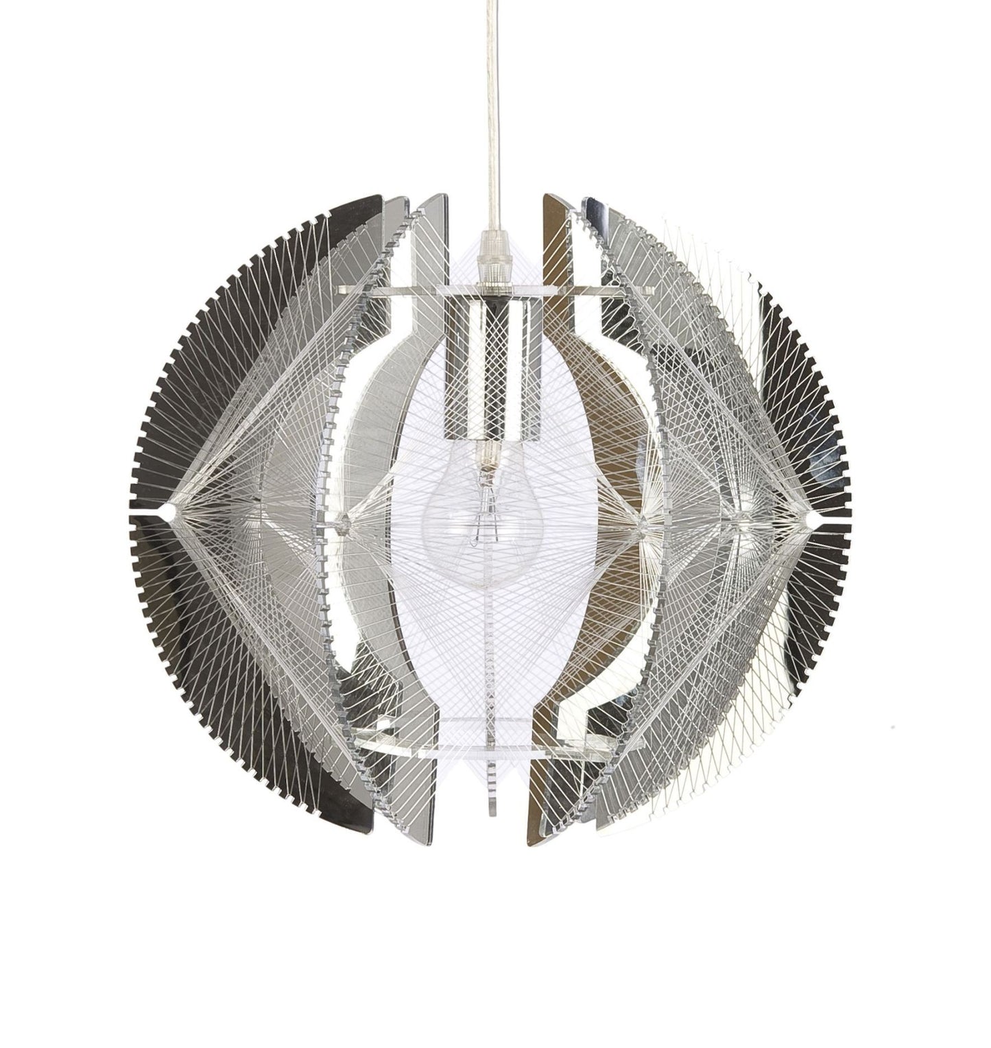 Lampe suspendue Wire Medium Chrome