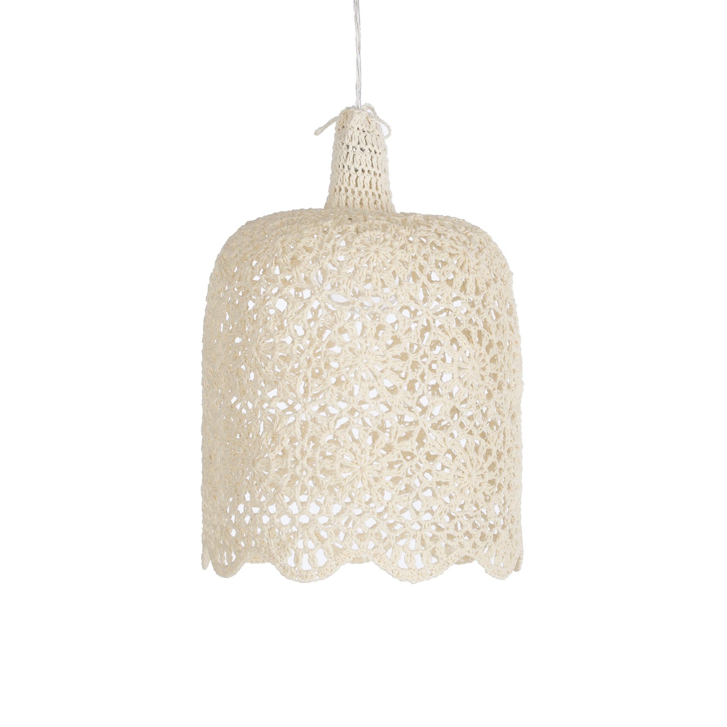 Lampe suspendue Goa L blanche