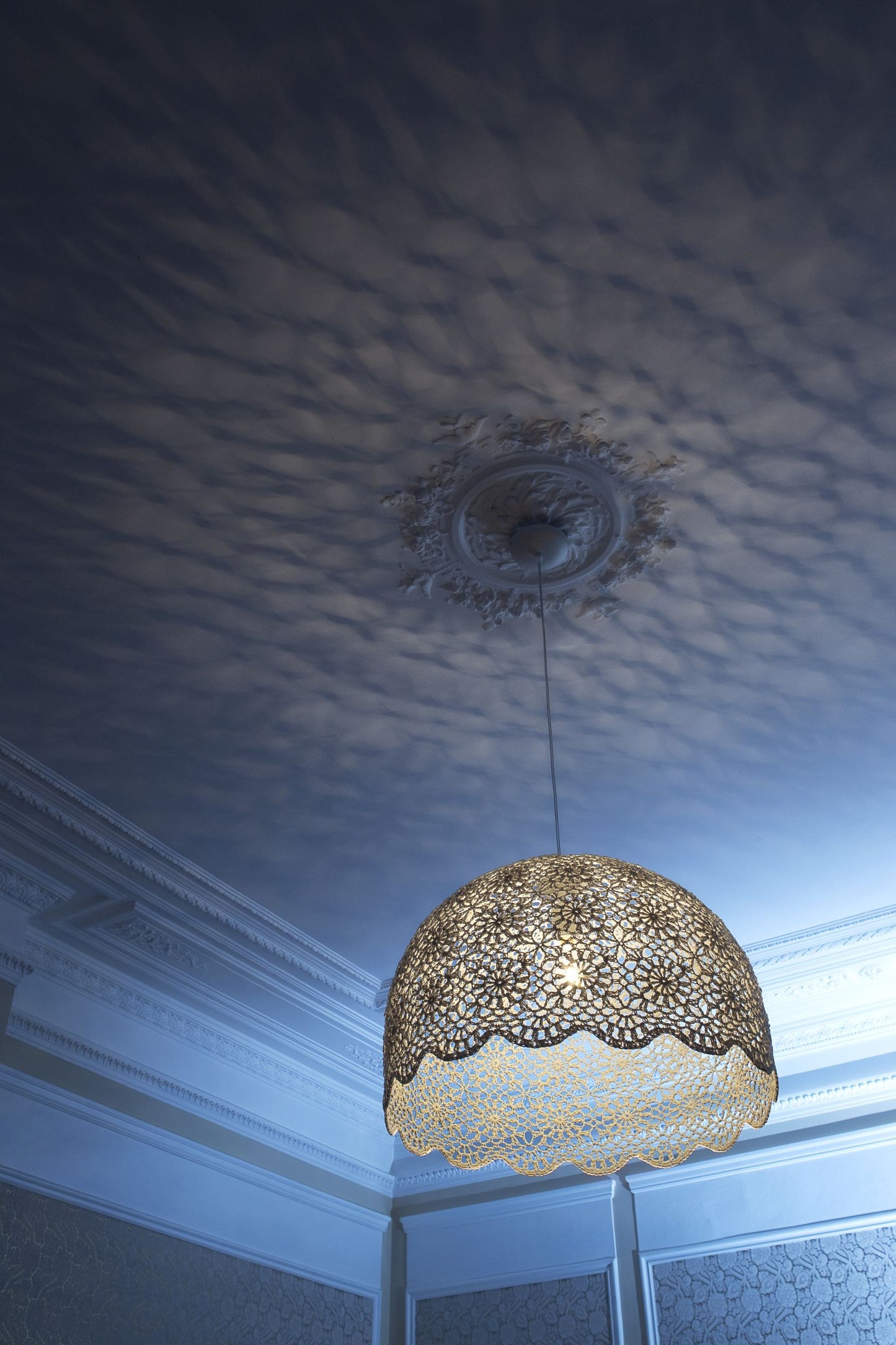 Lampe suspendue Goa XLS Rouge