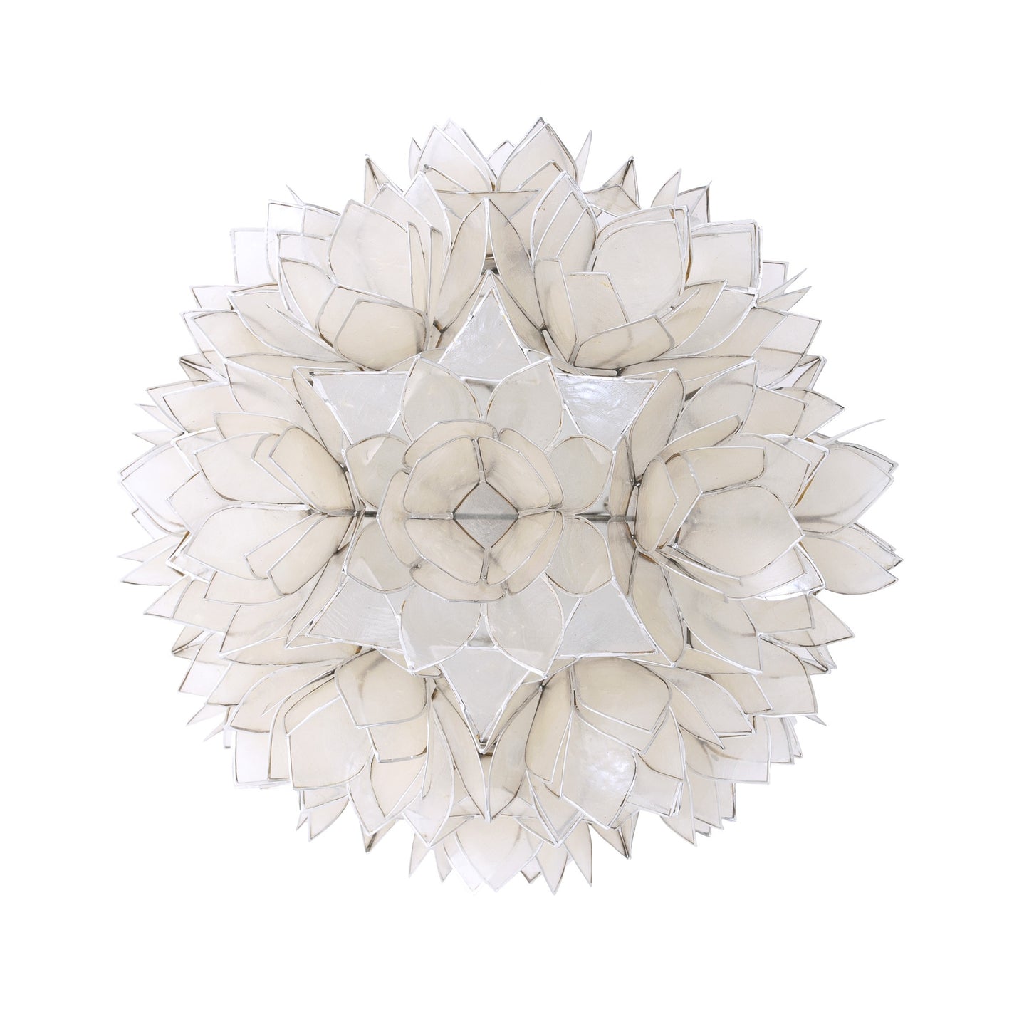 Lampe baguette Lotus Dome Naturel