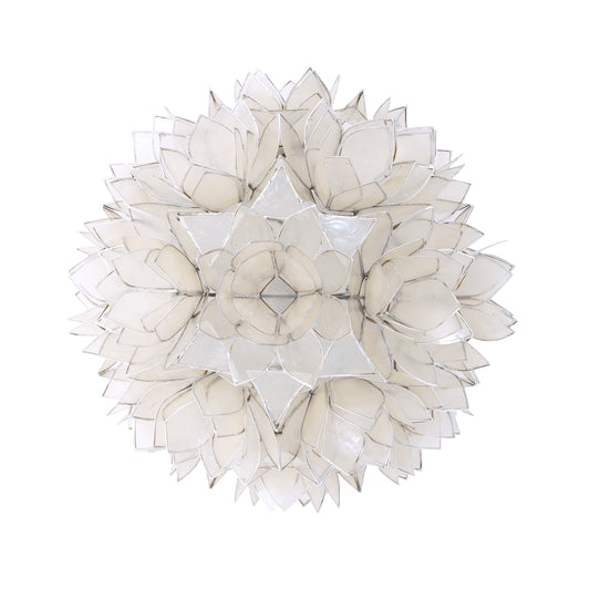 Lotus wandlamp Dome Naturel