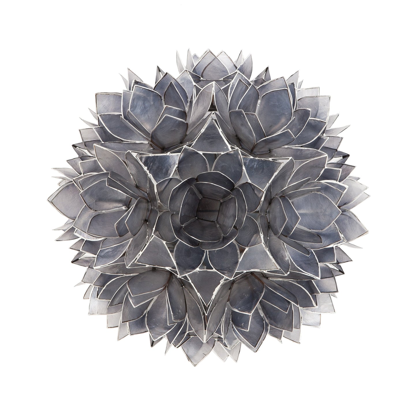 Lampe murale Lotus Dome noire