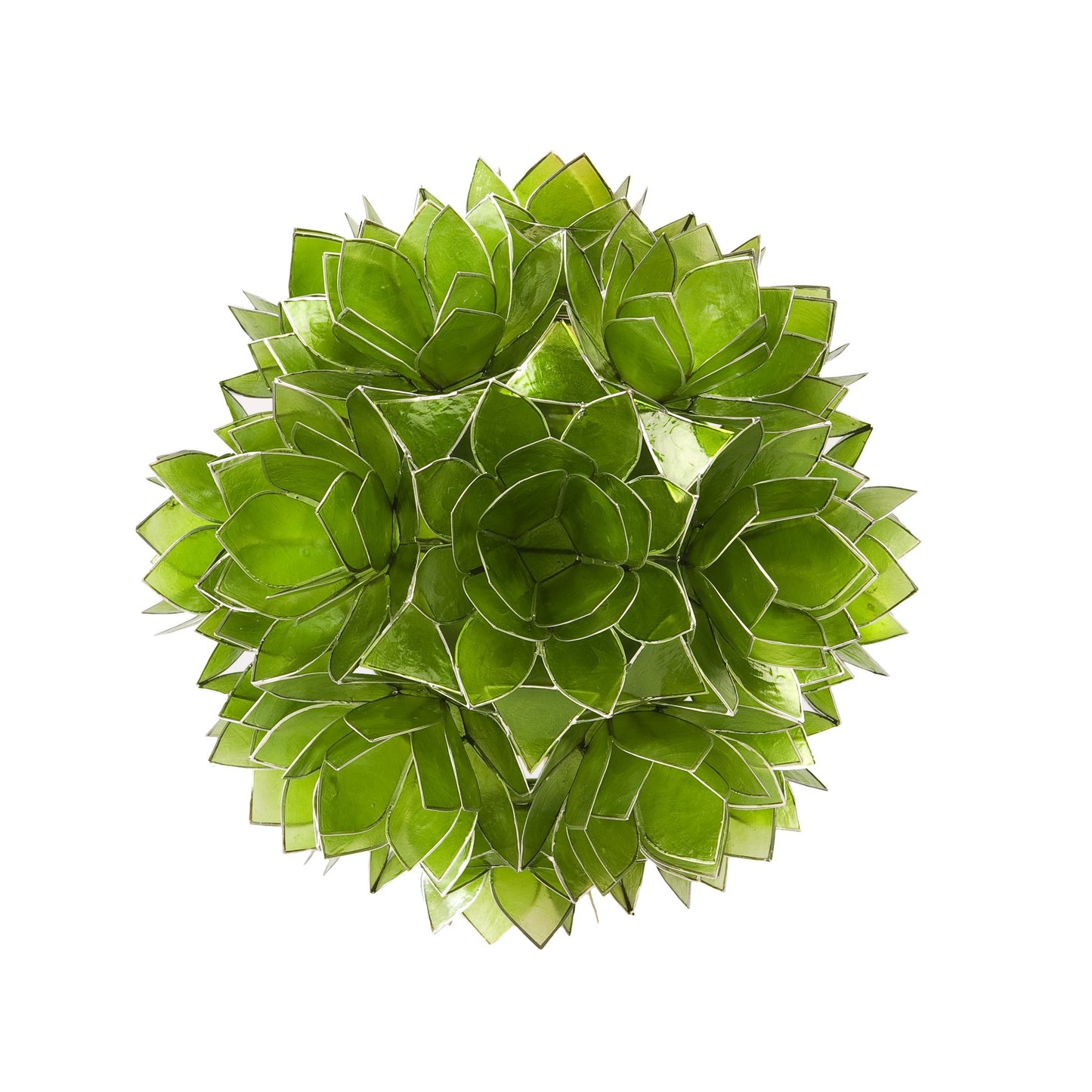 Lampe murale Lotus Dome Vert