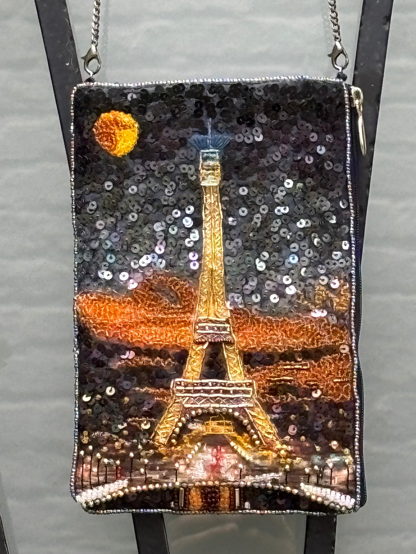 Paris Nights Beaded Silk Mini Bag