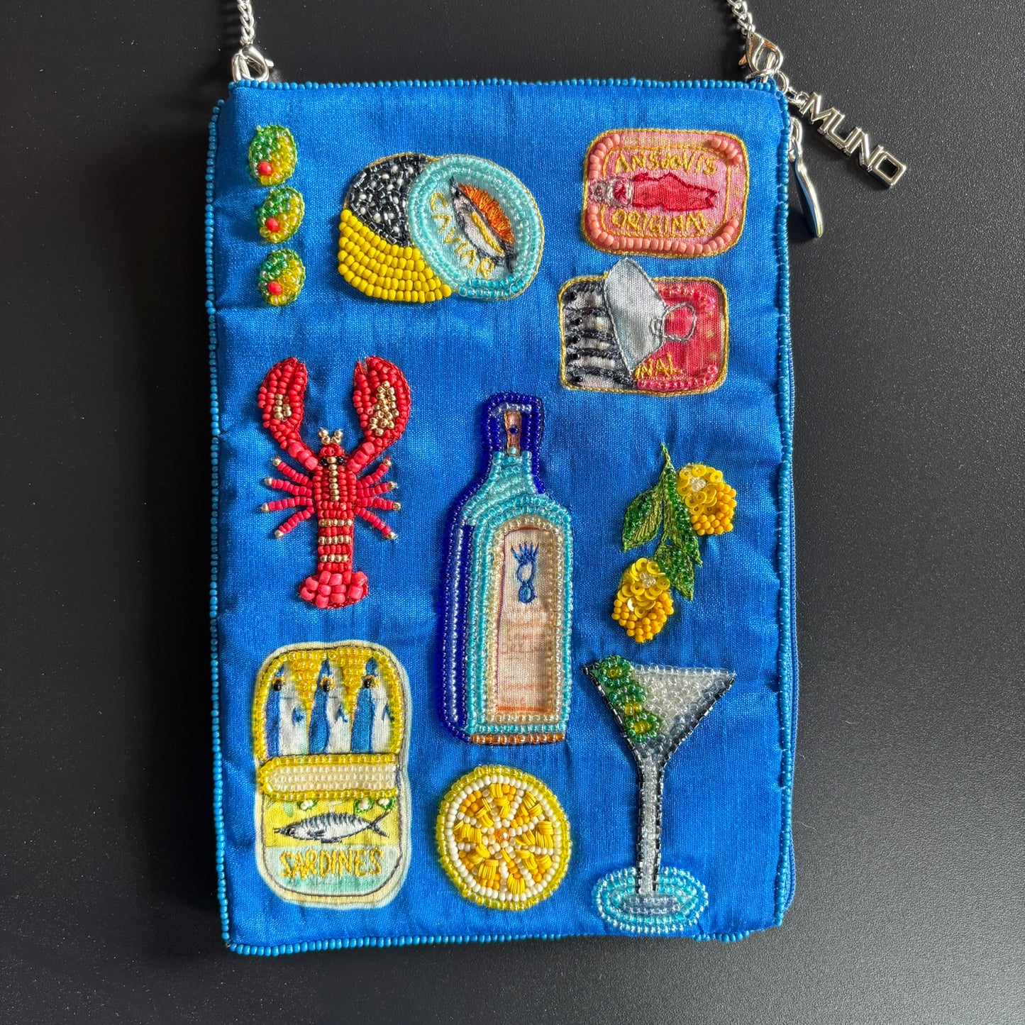 Dolce Vita Beaded Silk Mini Bag