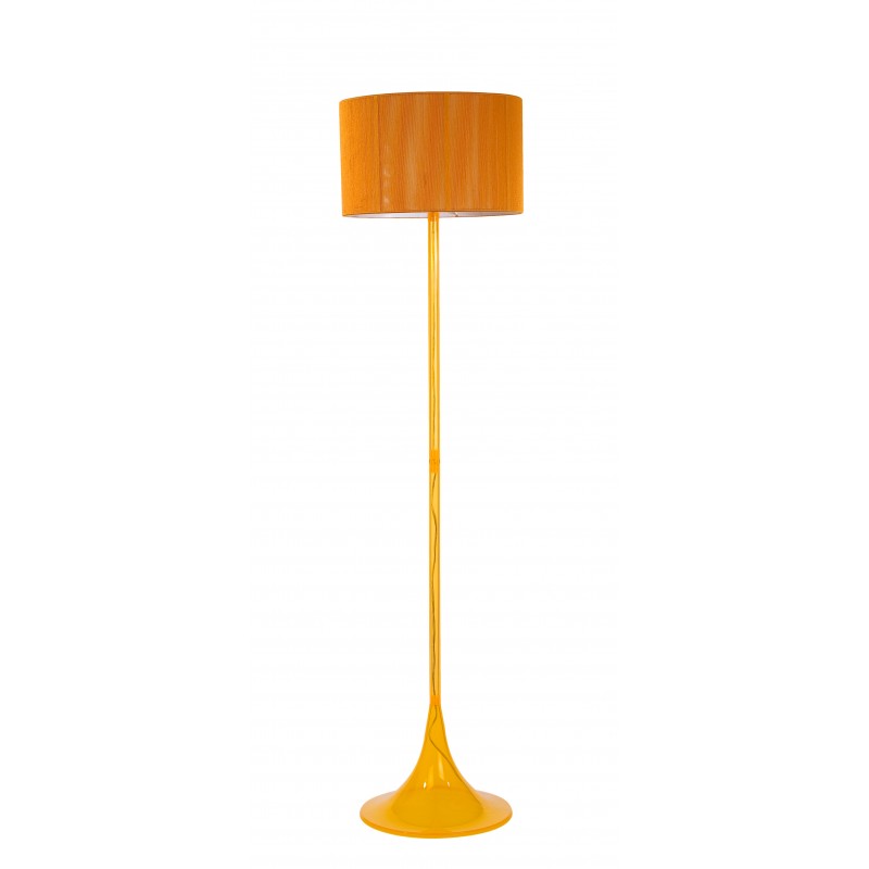 orange floor lamp