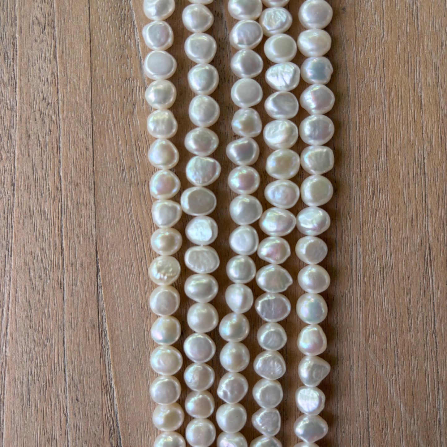 Premium Natural Freshwater Pearl Strand * Baroque Pearls 8/9
