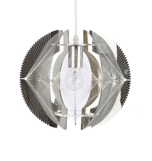 Lampe suspendue Wire Medium Chrome