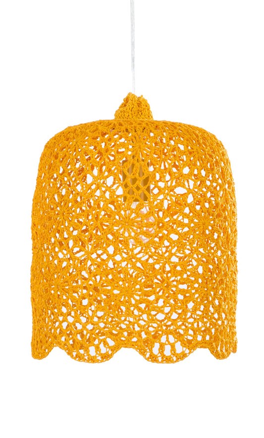 Lampe suspendue Goa L Jaune