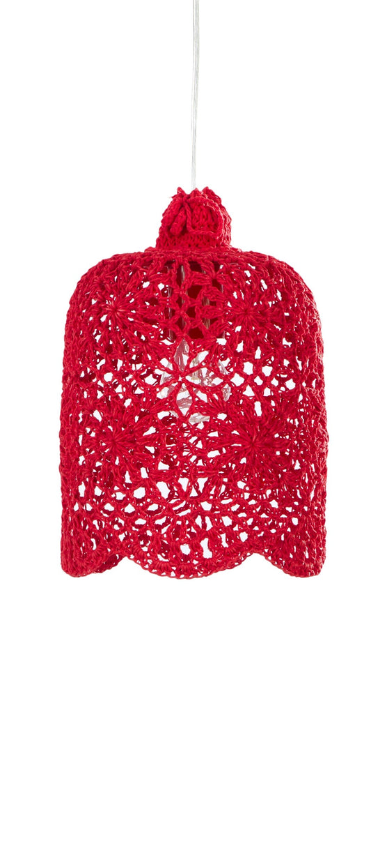 Lampe suspendue Goa M Rouge