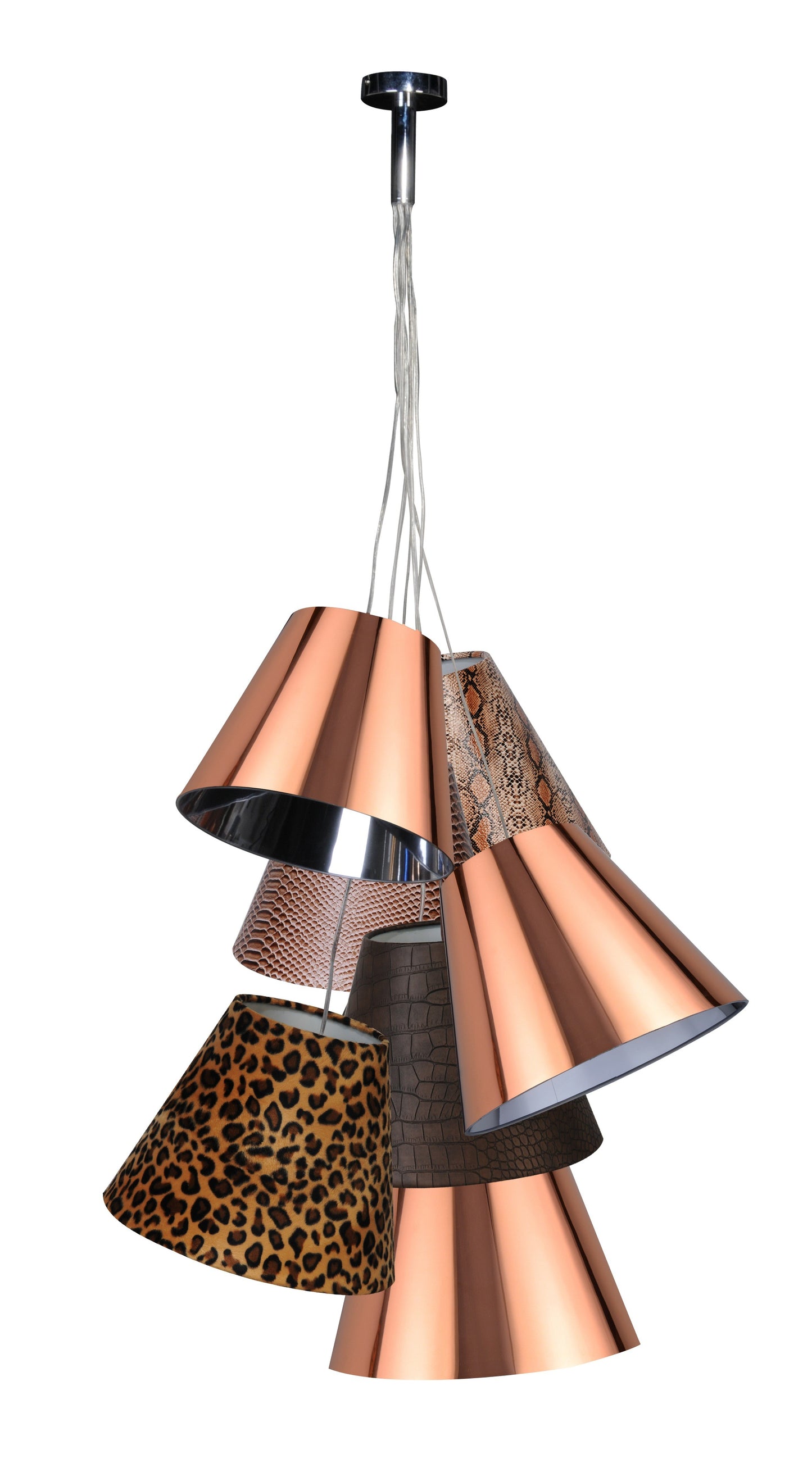 Lampe à suspension multiple Elektrische Bedrading