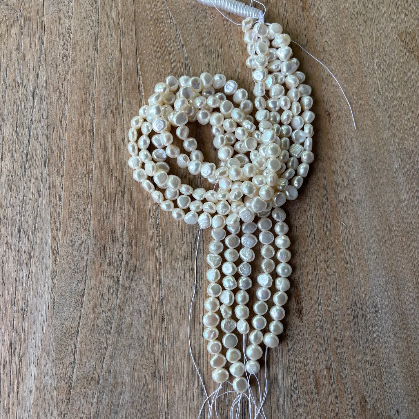 Premium Natural Freshwater Pearl Strand * Baroque Pearls 8/9