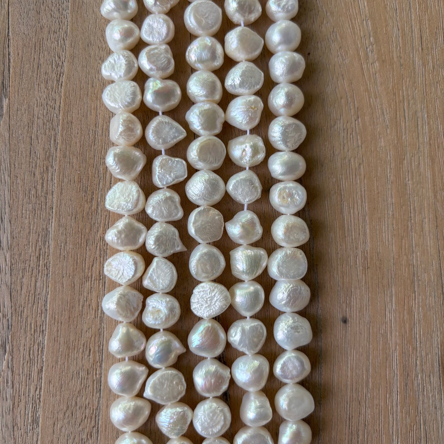 Premium Natural Freshwater Pearl Strand * Baroque Pearls 10/11